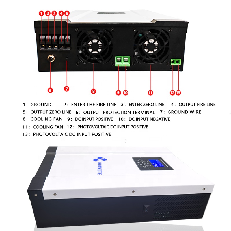 Onduleur solaire hybride 5,6 k - Pure Sine Wave Inverter avis et prix