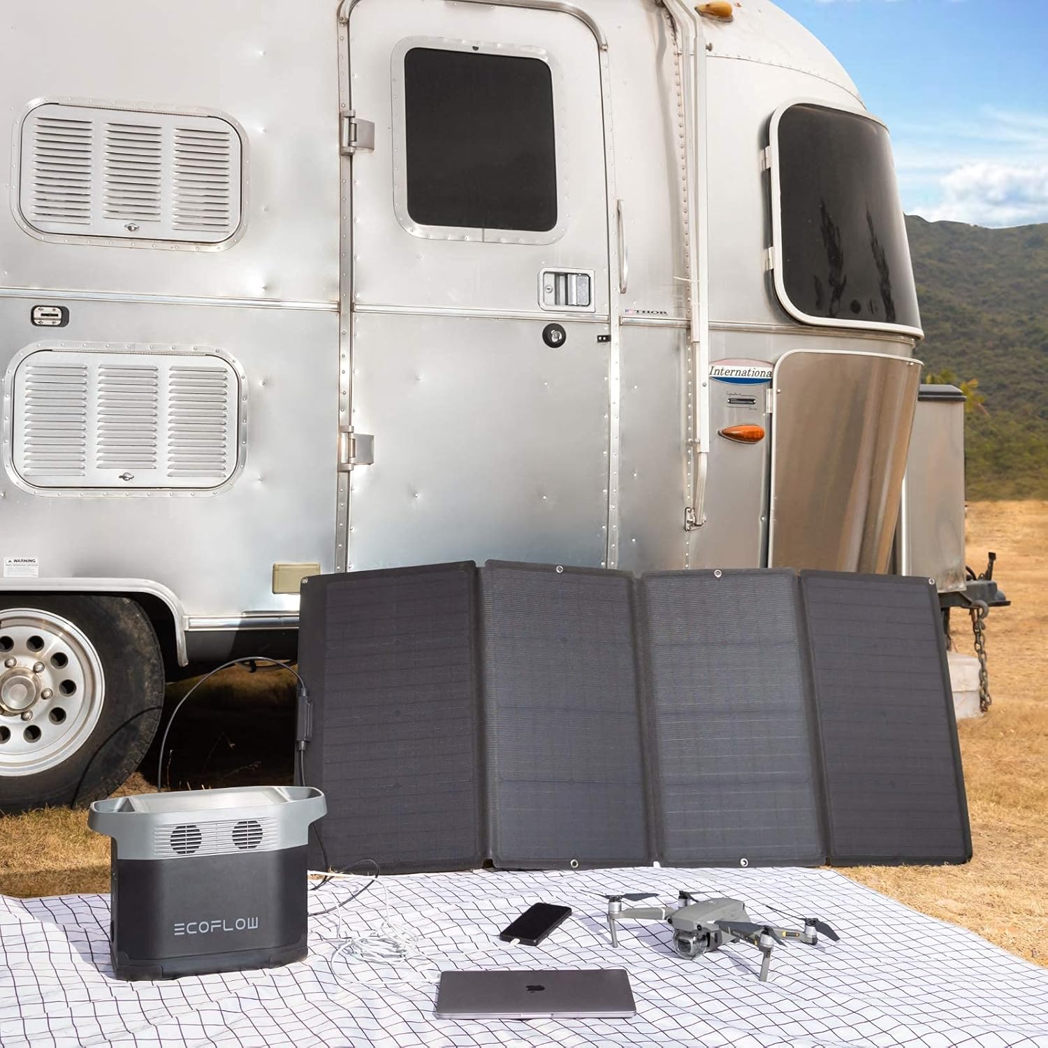 Panneau solaire pliable 160 W, - Portable Power Station avis et prix